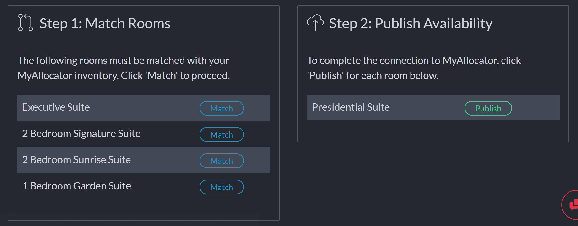 MyAllocator Publish Availability