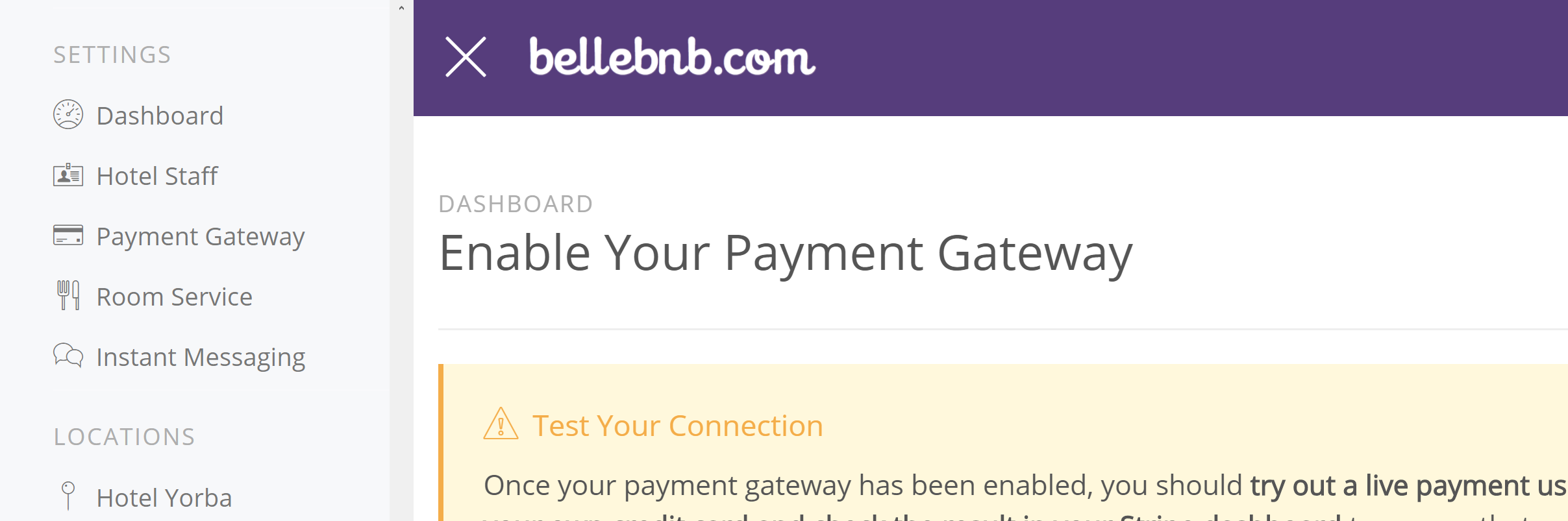 Payment Gateways Part I: Bellebnb Concepts You can connect your Payment Gateway to process live credit card payments directly from your Front Desk manager. Before you do this, you should be familiar with a few definitions and concepts found in this blog post. Hotel Management Software in the Cloud