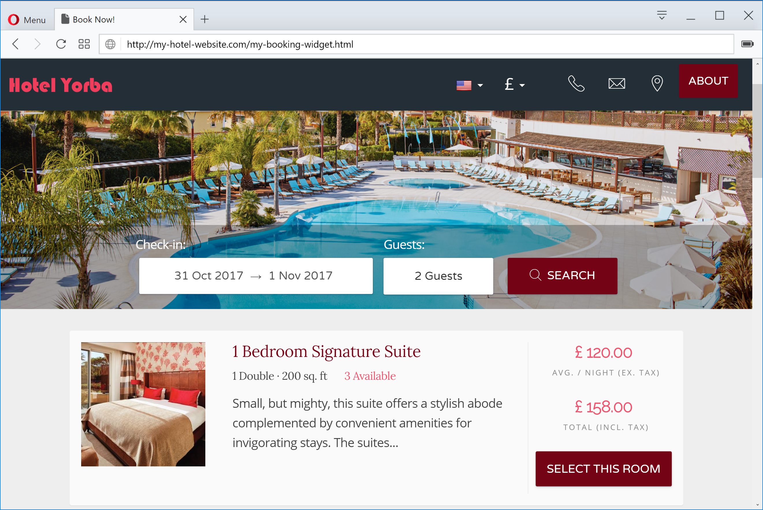 Hotel White Label Booking Engine 
            You can now use your booking engine from your own website! With our new embedding widget, you can take reservations directly from any website. Your reservations are easy, secure, and commission-free.