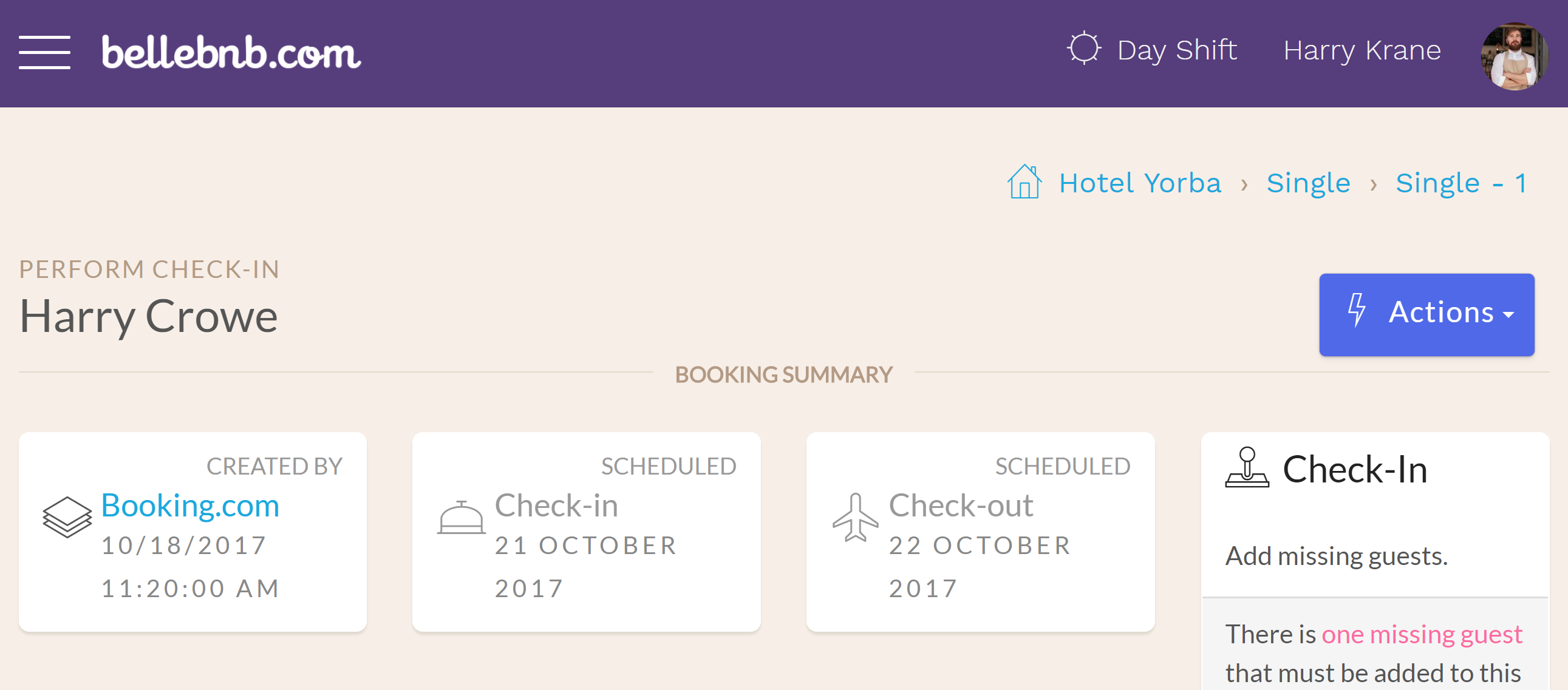 Hotel Price Match The Front Desk manager provides helpful tips and notifications along the right side of a reservation’s details view. One that’s very important is the ‘Price Match’ notification, which concerns bookings that were received from exterior channels, like Booking.com and Airbnb.