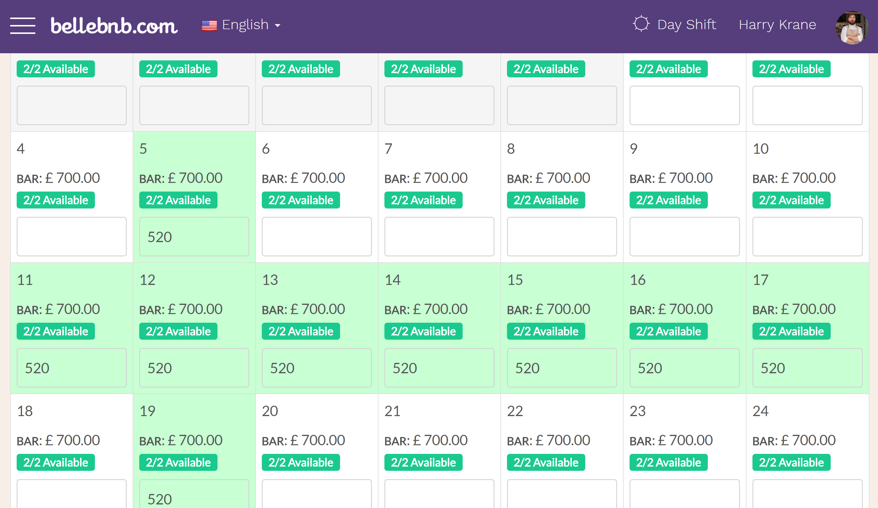 Hotel PMS Software Room available in your OTA pricing calendars Hotel PMS Software Room available in your OTA pricing calendars