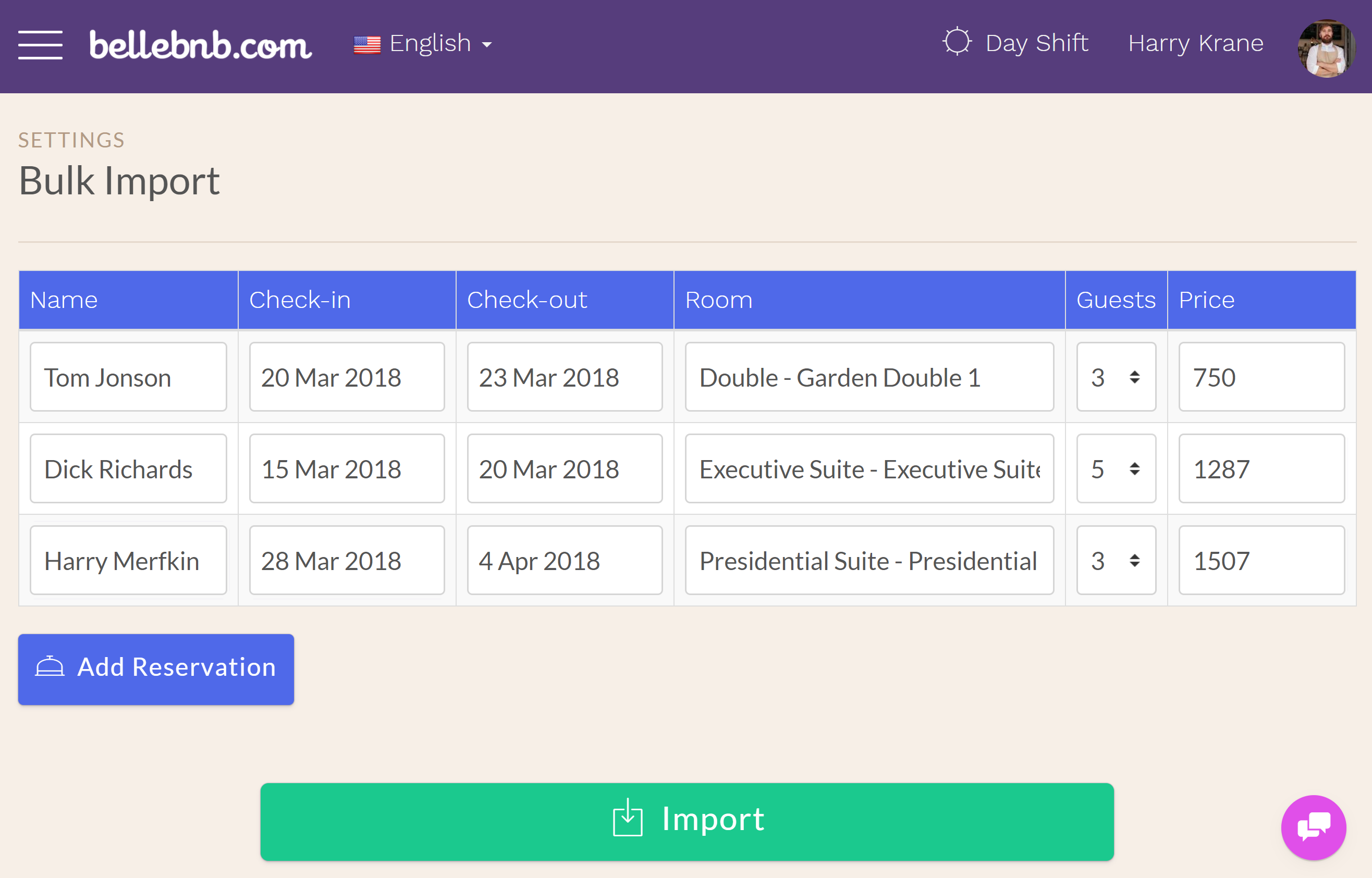 Hotel PMS Software Automated import of bookings, reservations and profiles in the hotel PMS