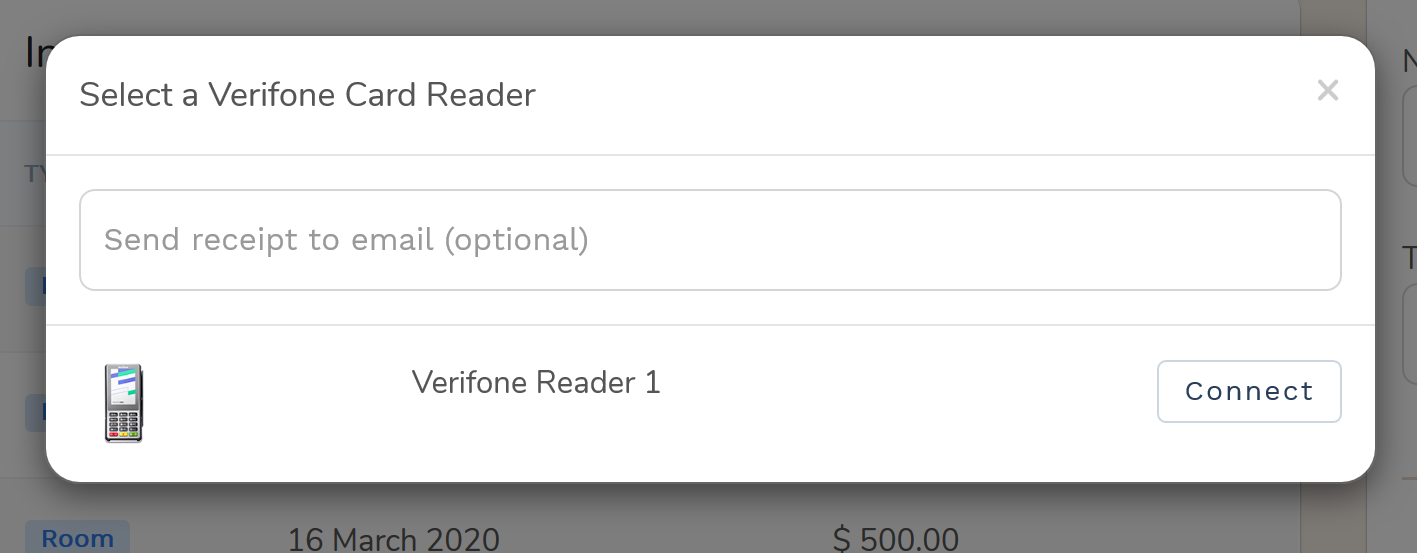 Step 4: Accepting in-person Hotel reservations payments