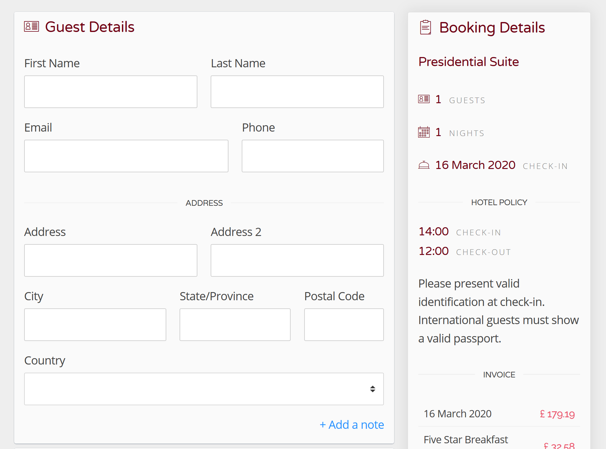 Create a Test Booking This step is not required, but you may want to get an idea of how your Booking Engine will look to your visitors