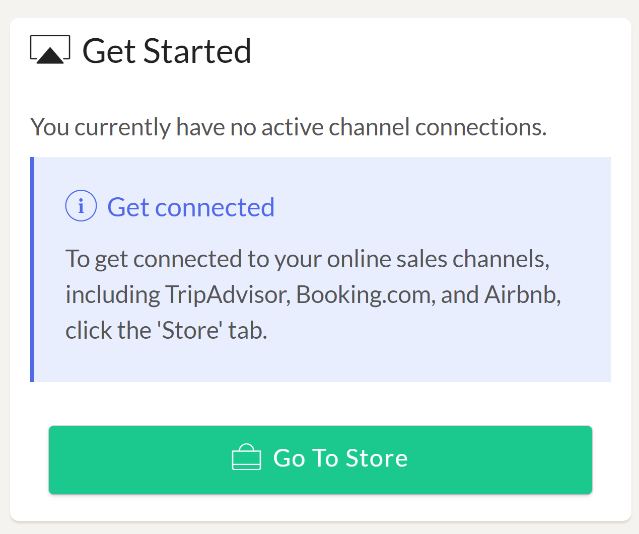 Connect to MyHotelCRS.com
Setting up your channel connections with MyHotelCRS.com OTA Channel Manager OTA Connections Connect to MyHotelCRS.com
Setting up your channel connections with MyHotelCRS.com OTA Channel Manager OTA Connections