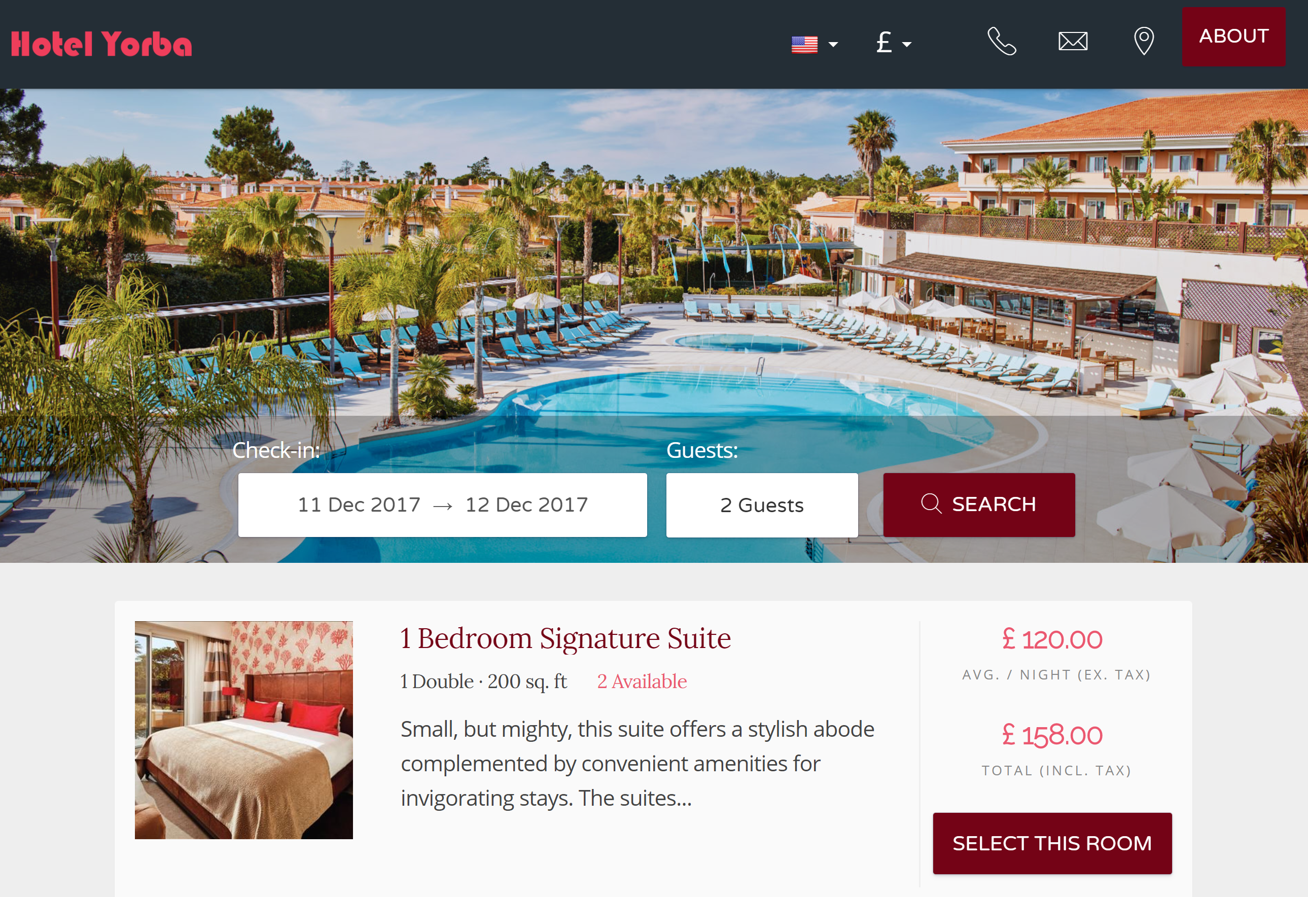 This is your hotel’s website where guests can reserve directly with you. If you already have your own domain, you can embed your booking engine to accept bookings from your existing website.