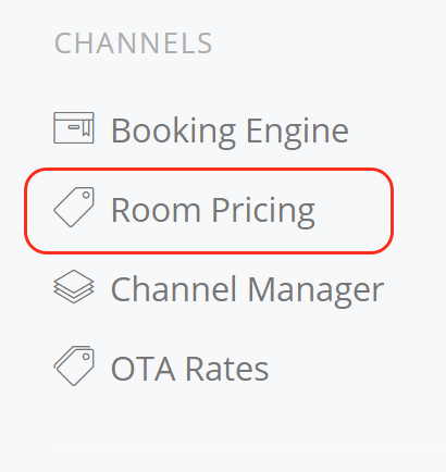 Channels Room Pricing