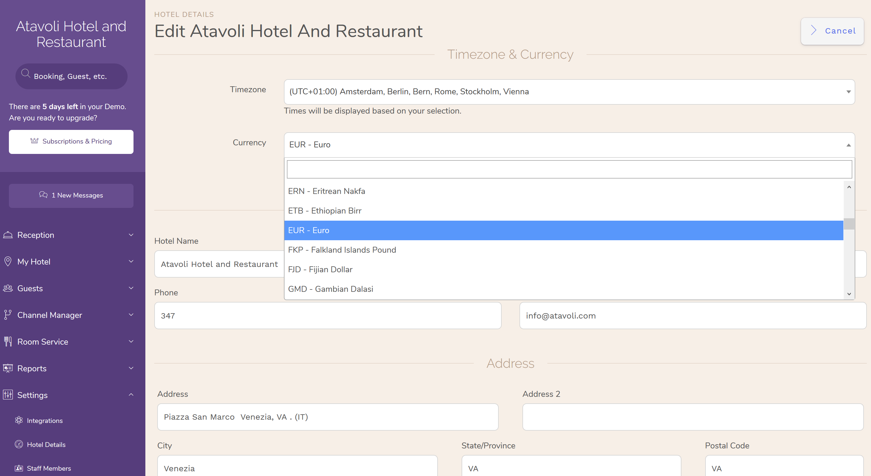 Hotel Live Currency Conversion Hotel Multi-Currency‎ Booking Engine | How do I change the currency in my hotel PMS Booking Engine