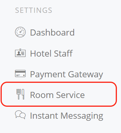 Hotel Room Service Menu in the Cloud