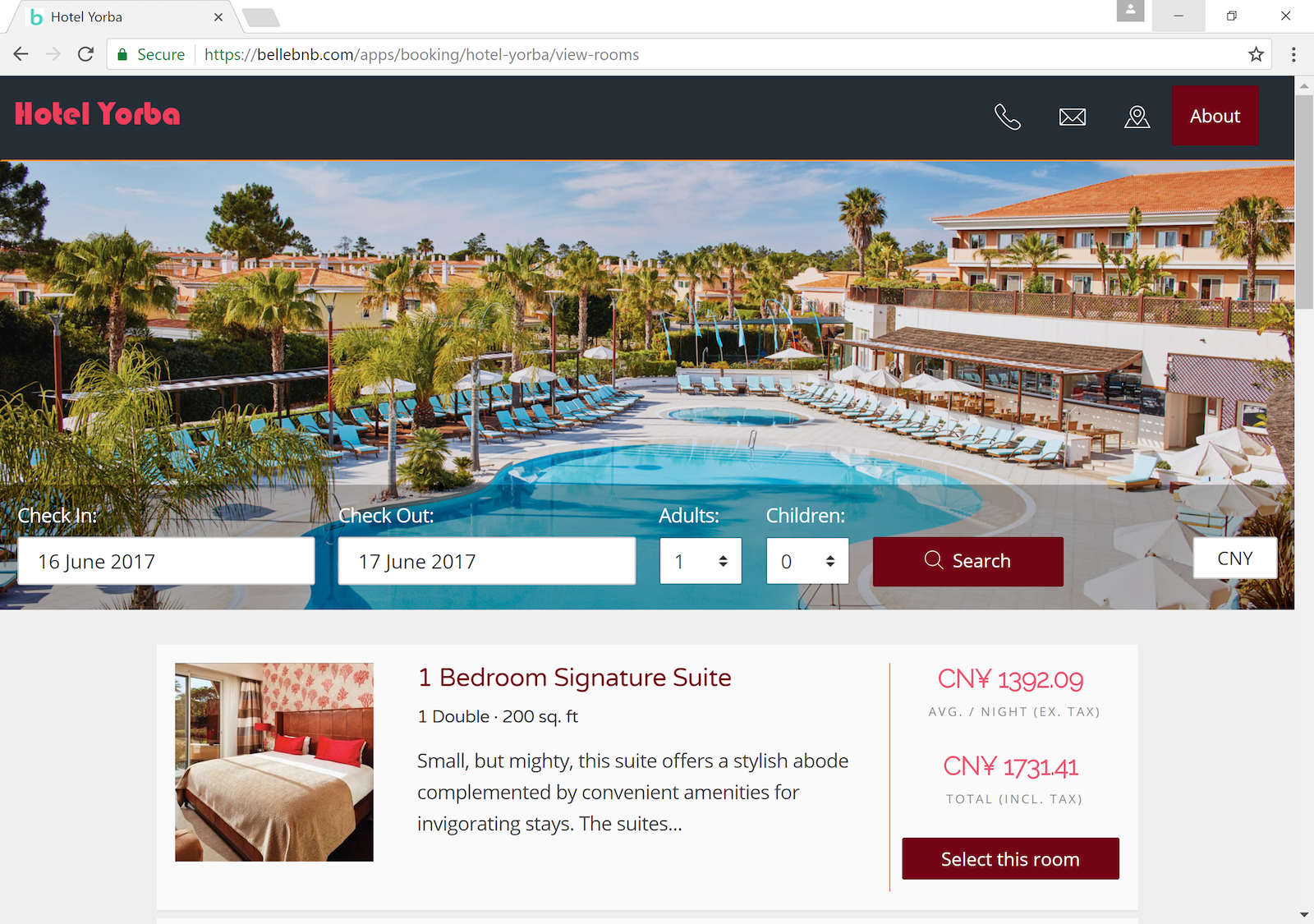 Hotel Direct Booking Engine