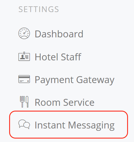 Hotel in House Messaging