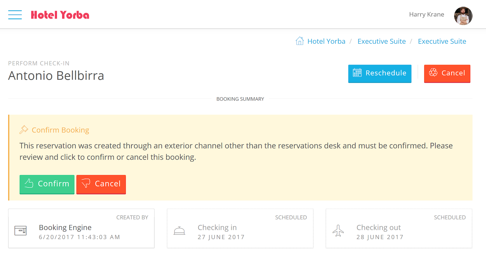 Validate Booking Engine Reservations