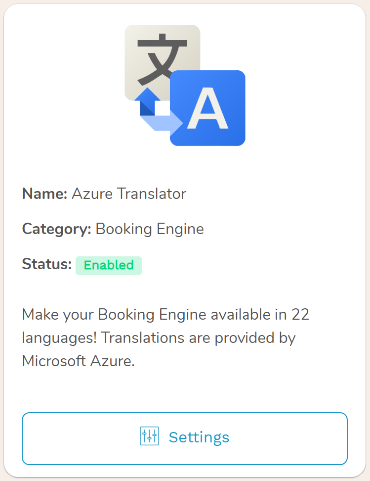 Hotel Booking Engine Your booking engine will appear in the natural language for any visitor and will display your localized description, if there is one available