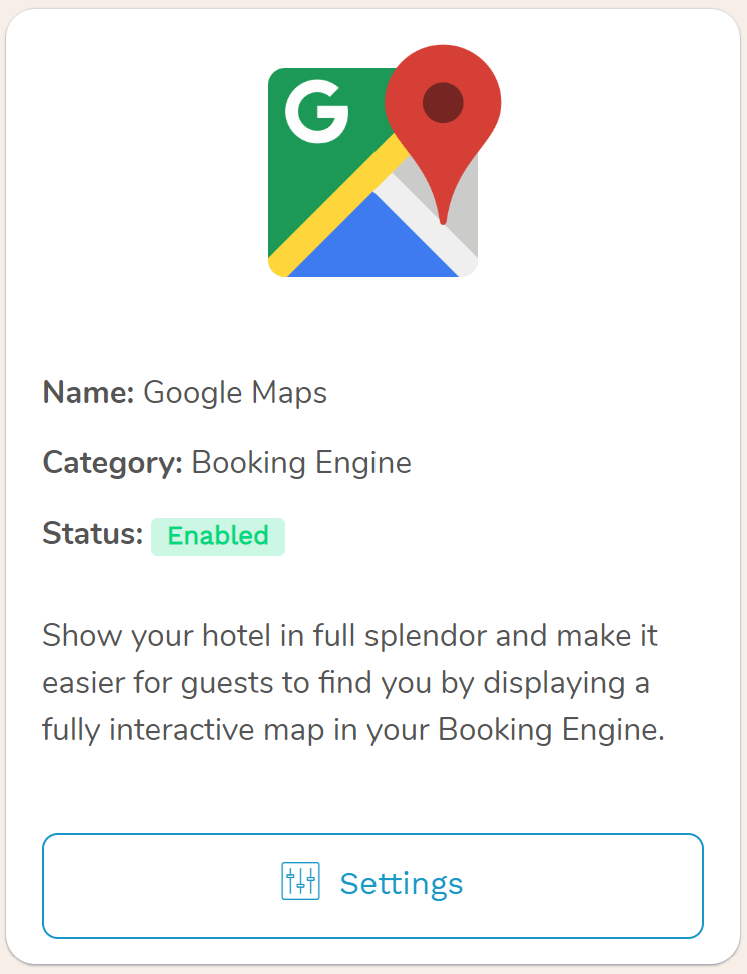 Google Maps for hotels