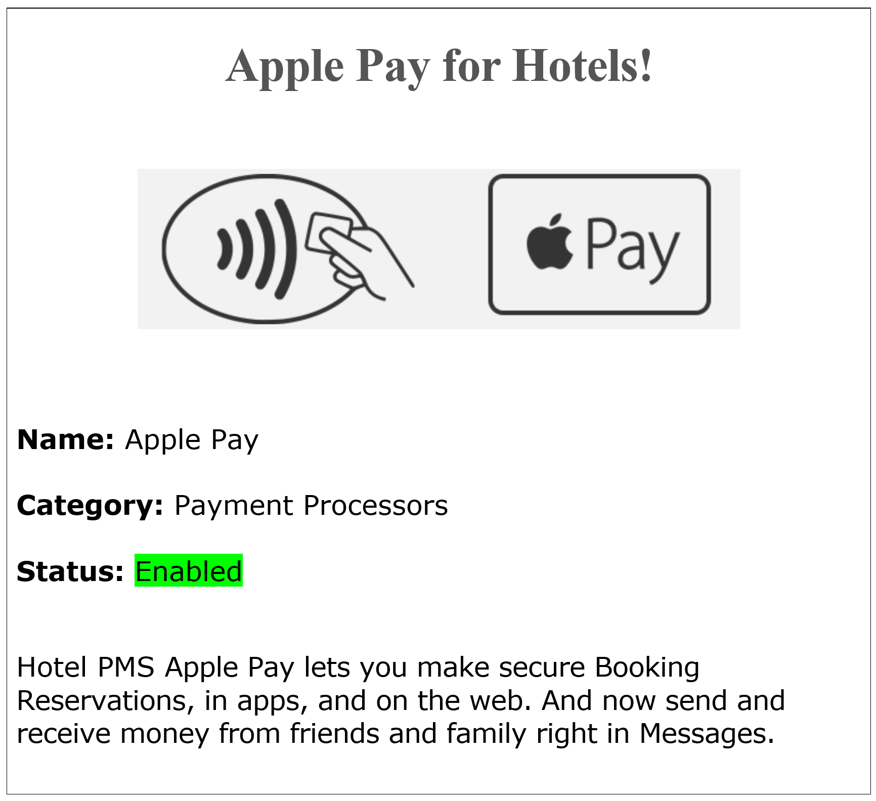 Apple Pay| Apple Watch | Apple Pay Hotel Credit Card Processing - Accept Hotel booking Reservations with Apple Pay, connect a Hotel With Apple Pay