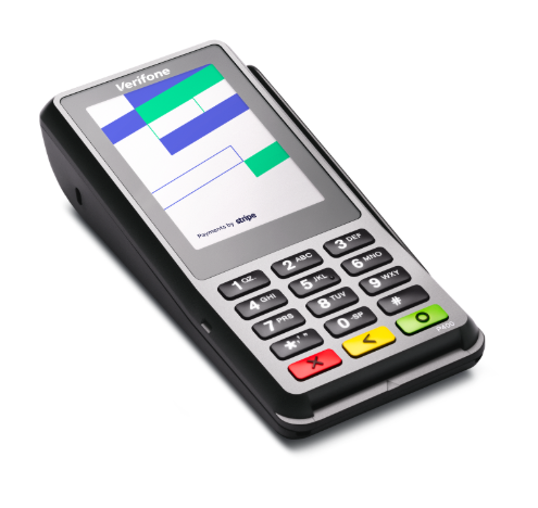 Purchase your card reader Terminal Verifone P400 from Stripe.