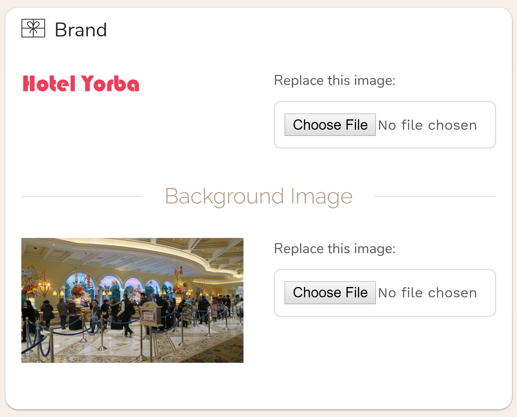Add Photos and Text to your hotel booking engine website to make your rooms attractive to potential visitors