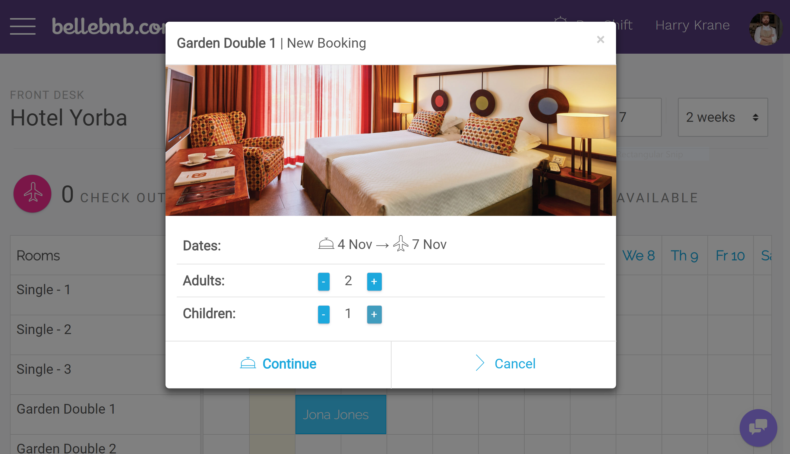 Drag and Drop Hotel Reservations Calendar with Smart Reservations